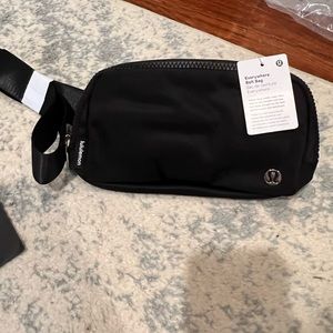 NWT black lululemon everywhere belt bag